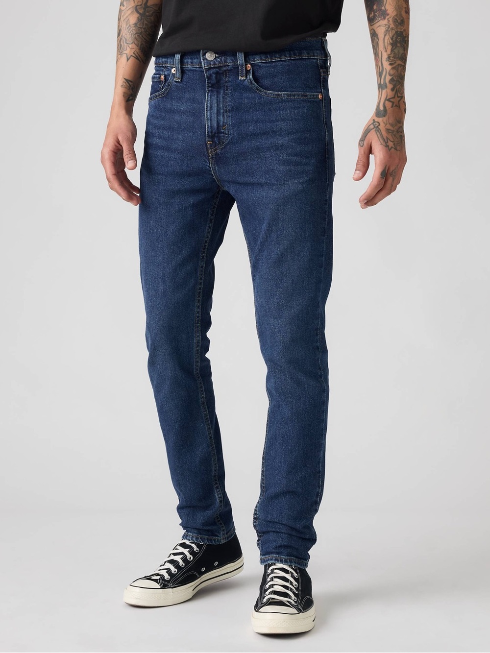 Levi's Slim Straight Jeans in Dark Indigo Wash
